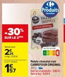 chocolat noir carrefour