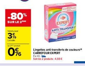 lingettes Carrefour