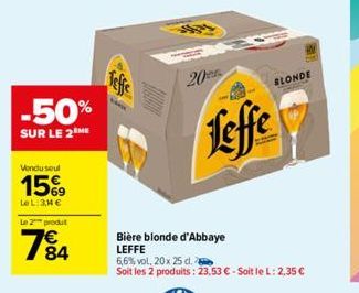 bière blonde Leffe