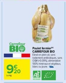 poulet fermier Carrefour