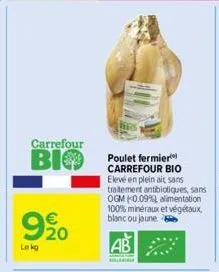 poulet fermier carrefour