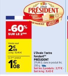 fondant Président