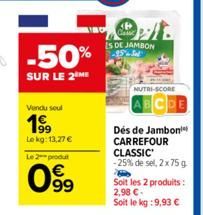 jambon Carrefour