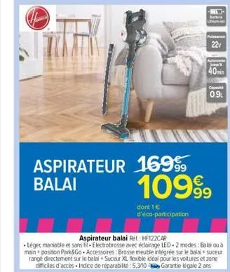 aspirateur balai 