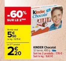 chocolat Kinder