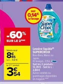 lessive liquide Super Croix