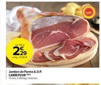 jambon carrefour