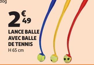 LANCE BALLE AVEC BALLE DE TENNIS