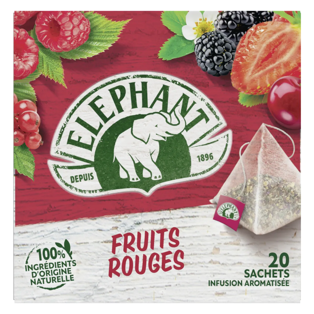 infusion fruits rouges elephant