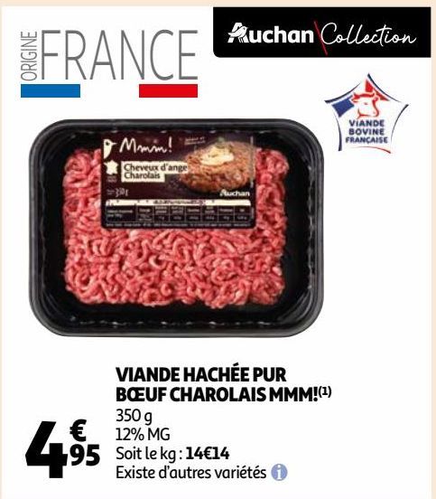 VIANDE HACHÉE PUR BŒUF CHAROLAIS MMM!