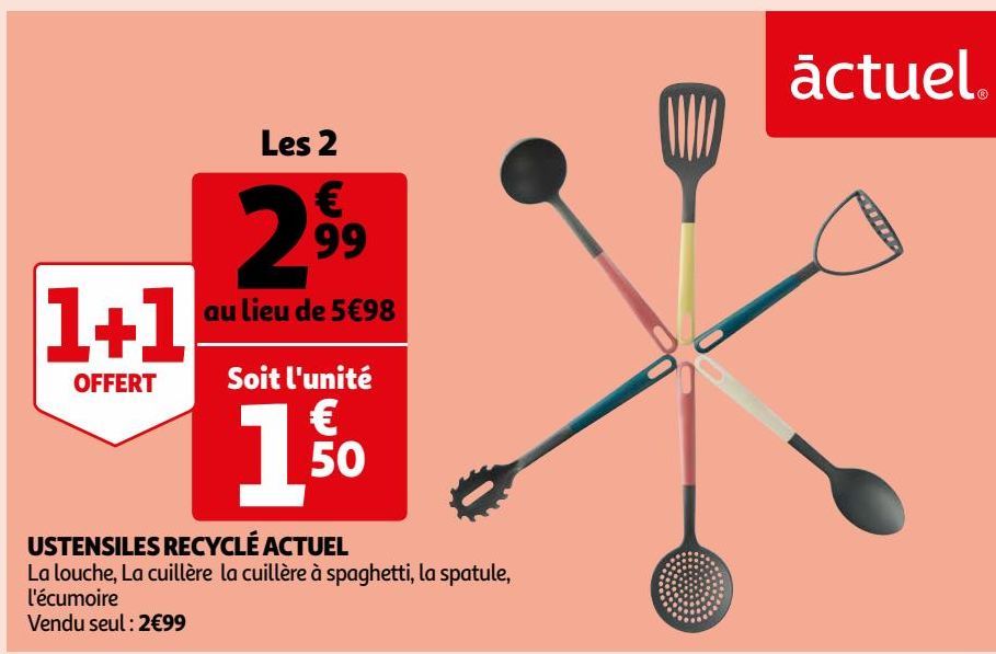 USTENSILES RECYCLÉ ACTUEL