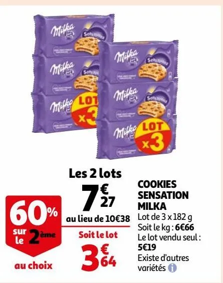 cookies sensation milka