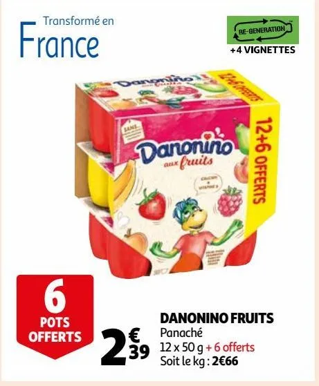 danonino fruits
