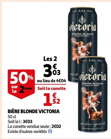 bière blonde victoria