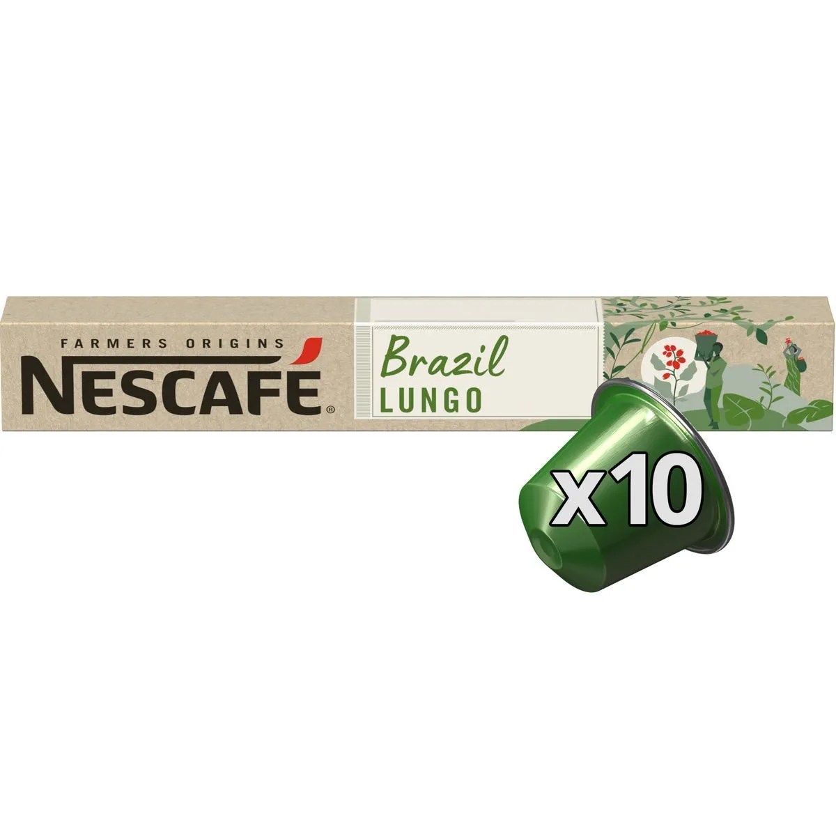 capsules nescafé farmers origins brazil espresso