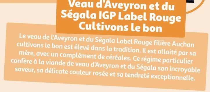 Veau d’Aveyron et du Ségala IGP Label Rouge Cultivons le bon