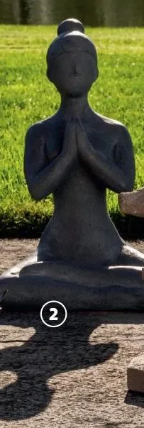statue femme méditation gardenstar