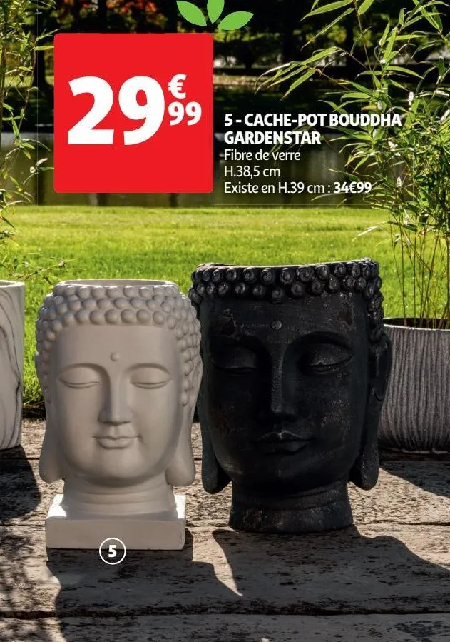 cache-pot bouddha gardenstar