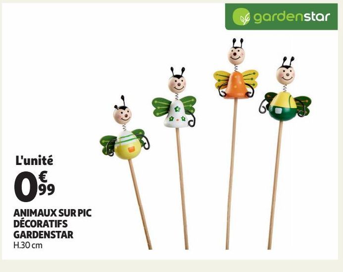 ANIMAUX SUR PIC DÉCORATIFS GARDENSTAR