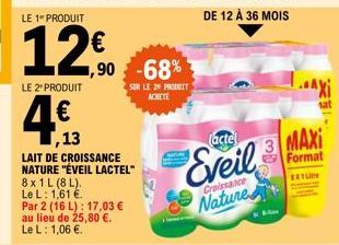 lait de croissance 