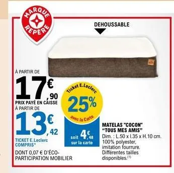 matelas e.leclerc