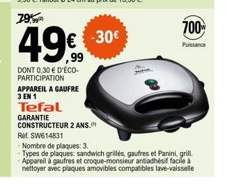 gaufres Tefal