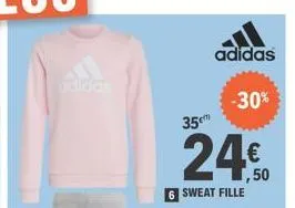 sweat fille adidas