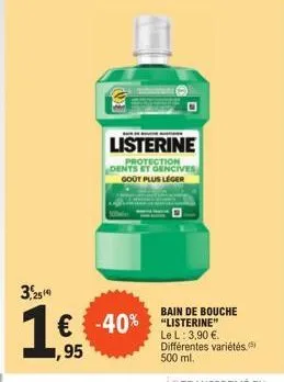 bain de bouche listerine