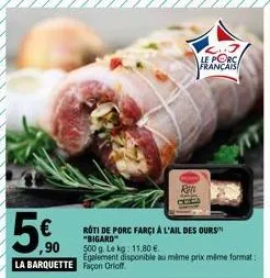 rôti de porc 