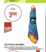 LE LOT  3€90  Theo  Lot 5 tissus microfibre Autres produits disponibles à des prix différents 