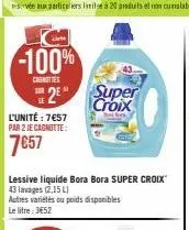 lessive liquide super croix