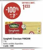 spaghetti panzani