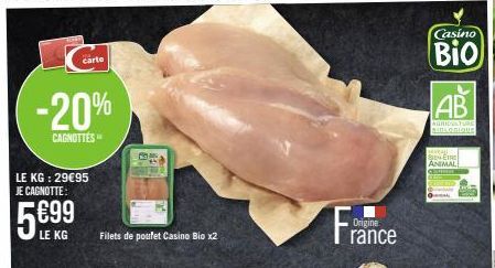 filets de poulet 