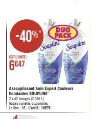 adoucissant Soupline