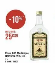 rhum aoc