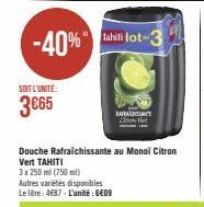 -40%  SOIT L'UNITE:  3665  tahili lot-3  BARBACH 