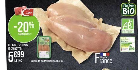 filets de poulet 