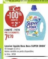 lessive liquide Super Croix