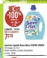 lessive liquide super croix