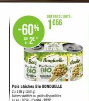 pois chiches Bonduelle