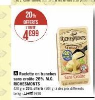 raclette RichesMonts