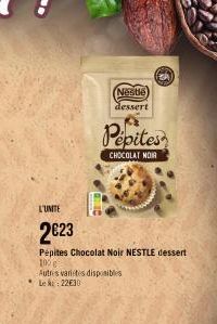 chocolat noir Nestlé