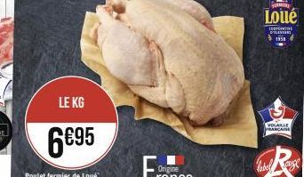 poulet fermier Loué