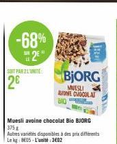 muesli bio Bjorg