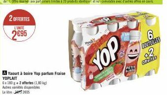 yaourt à boire Yop