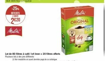 filtres à café melitta