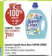 lessive liquide Super Croix