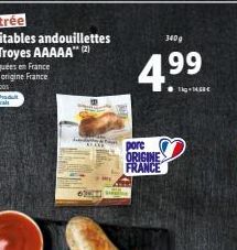 ARANT  6297  340g  4.⁹9  pore ORIGINE FRANCE  +14€ 