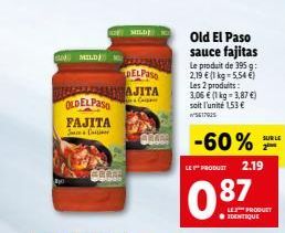 fajitas Old El Paso