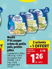 petits pois Nestlé